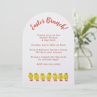 Osterbrunch & Ostereiersuche Einladung
