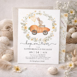 Osterbrunch & Ostereiersuche | Wildflower Bunny Einladung