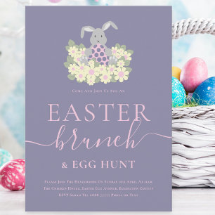 Osterbrunch und Ostereiersuche Einladung