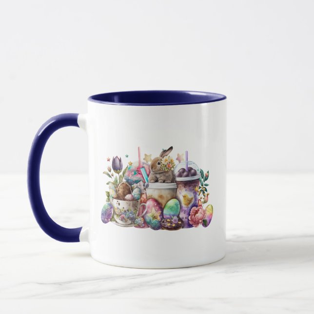 Osterbrunnenkaffee Tasse (Links)