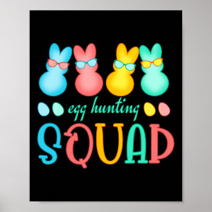 Osterbrunnes Ei Junting Squad Girls Boys Happy Poster