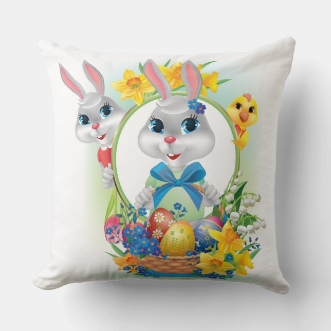 OsterBunnies Kissen (Vorderseite)
