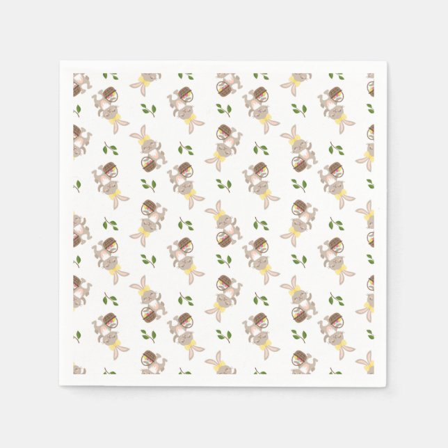 OsterBunnies Napkins Serviette (Vorderseite)