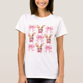 Osterbunny Coquette Bow T-Shirt