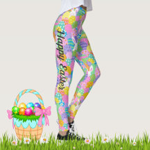 Osterbunny Egg Hunt Bright Pastel Patchwork