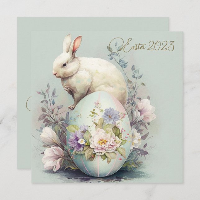 Osterbunny Florals (Vorne/Hinten)