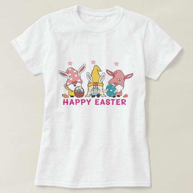 Osterbunny Gnomes T - Shirt (Design vorne)