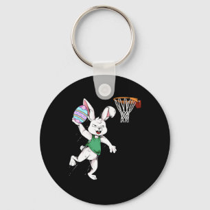 Osterbunny Kids Boys Männer Rabbit Dunking Basketb Schlüsselanhänger