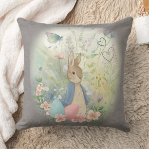Osterbunny Peter Throw Kissen