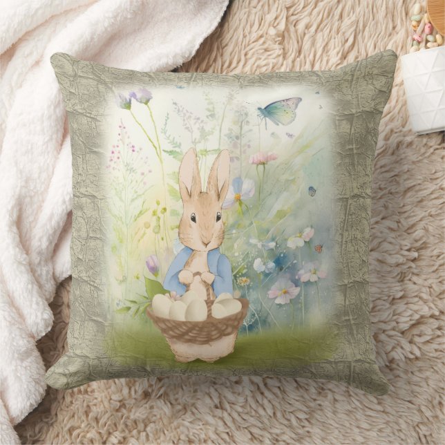 Osterbunny Peter Throw Kissen (Decke)