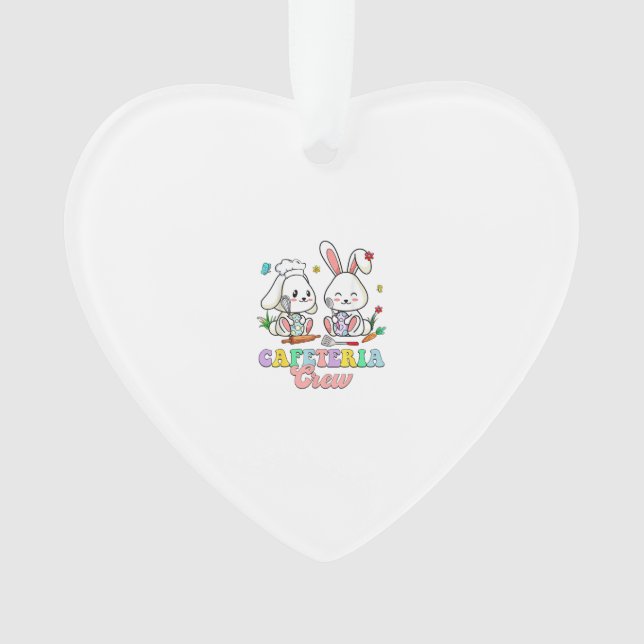 Ostercafeteria-Mitarbeiter-Lunch-Lady-Schulcafeter Ornament (Vorderseite)