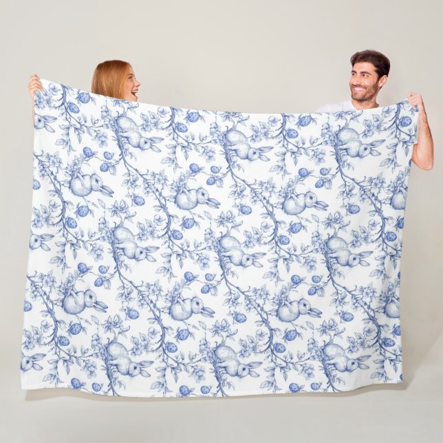OsterChinoiserie Toile De Jouy Fleece Blanket (Beispiel)