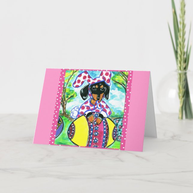 OsterDackel Feiertagskarte (Vorderseite)