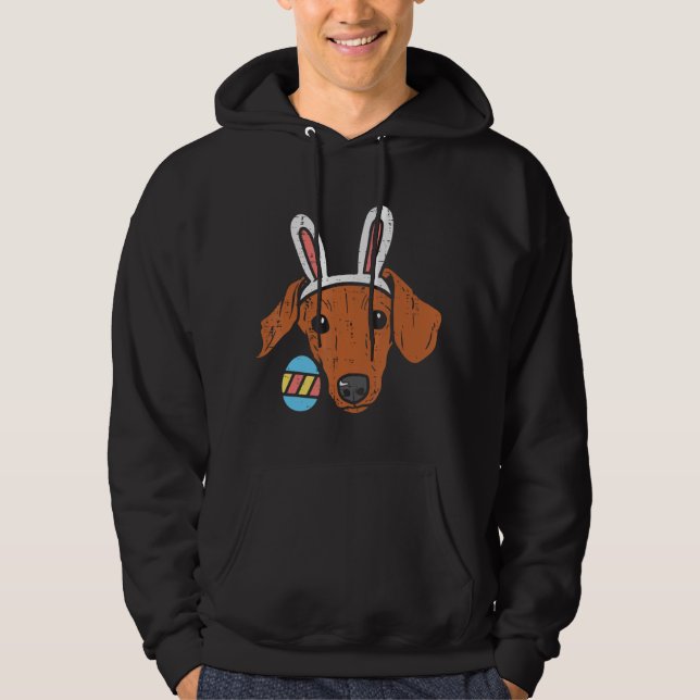 OsterDackel Sonnige Ohren Dackel Weiner Dog Männer Hoodie (Vorderseite)