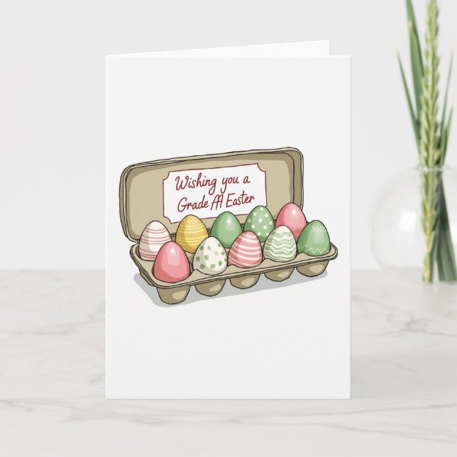 Osterdekoration Ostern Karte (Vorderseite)