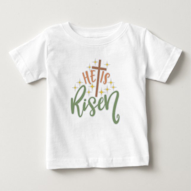 Osterdesign ist er verschwunden baby t-shirt (Vorderseite)