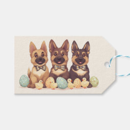 Osterdeutsche Schäferhunde Geschenkanhänger