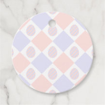 Osterdiamantmuster mit dekorierten Eiern