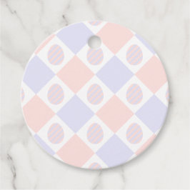 Osterdiamantmuster mit dekorierten Eiern Geschenkanhänger