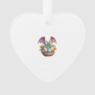 Osterdrachen Tag Liebt das Sammeln von Ostereiern  Ornament