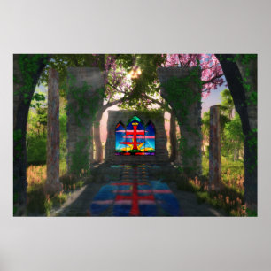 Osterdruck Ewiges Licht Poster