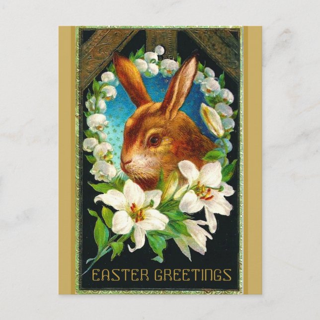 OSTERE GREETINGS POSTKARTE (Vorderseite)