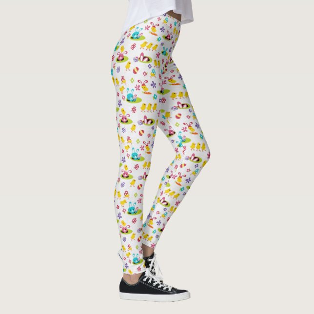 OSTERE Leggings Bunny Egg Yoga Pants Girls (Rechts)