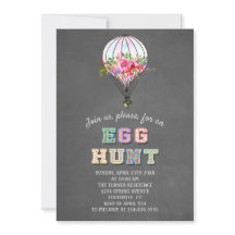 OsterEGG HUNT Floral Hot Air Ballon