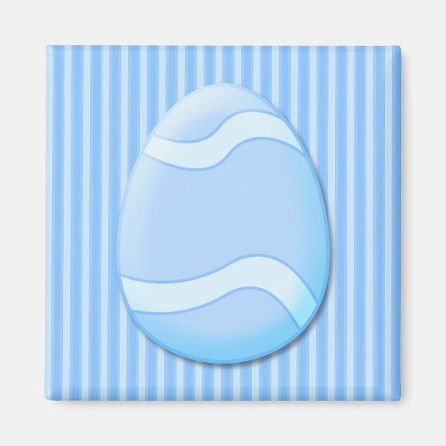 Osterei (Blau) Magnet (Vorne)