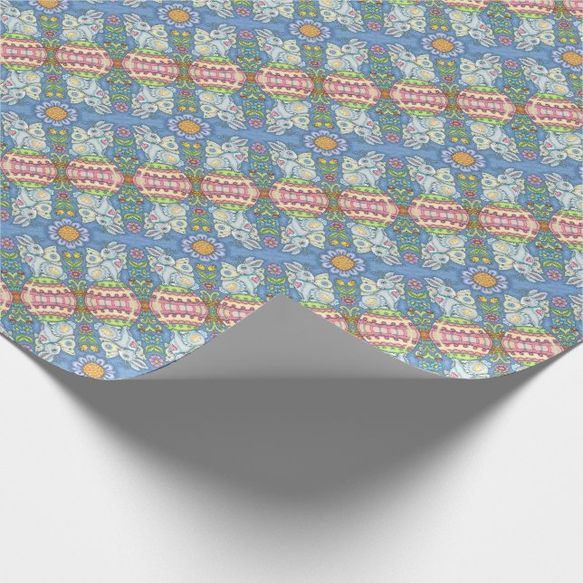 OSTEREI-FEE-MAGISCHES KANINCHEN GESCHENKPAPIER Spi (Ecke)
