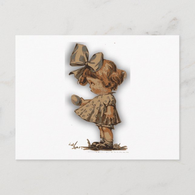 Osterei Feiertagspostkarte (Vorderseite)