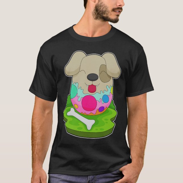 Osterei für Hunde T-Shirt (Vorderseite)