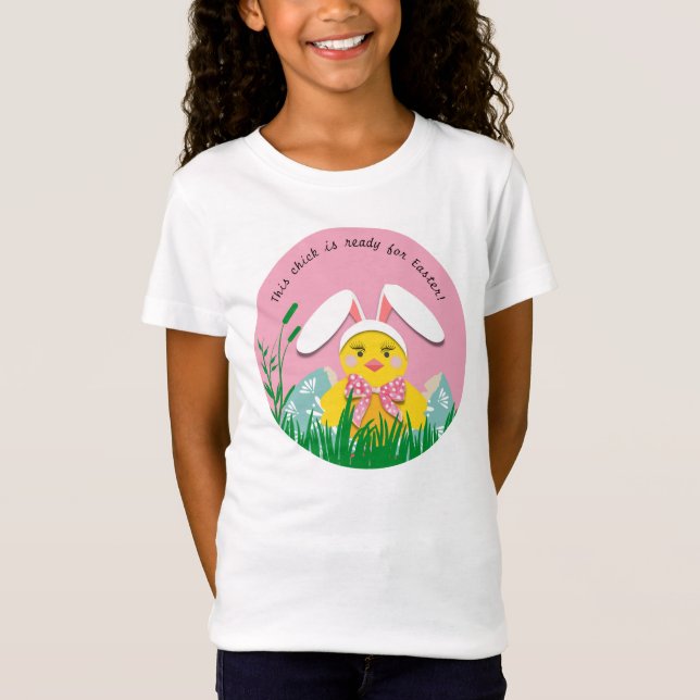 Osterei Huhn Lustiges T-Shirt (Vorderseite)