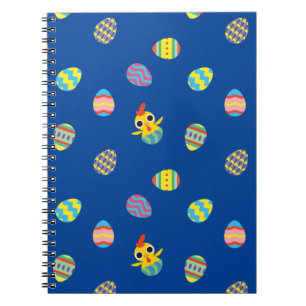 Osterei-Muster Peekaboo-Scheunen-Ostern   Notizblock