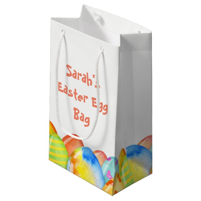 Osterei-Pastell Kleine Geschenktüte (Vorderseite Schrägansicht)