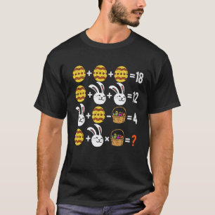 Osterei Reihenfolge der Operationen Quiz Mathemati T-Shirt
