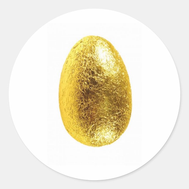 Osterei Runder Aufkleber (Vorderseite)
