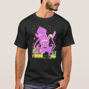 Osterei Tintenfisch Hasen Jagd Tintenfisch Ostern T-Shirt