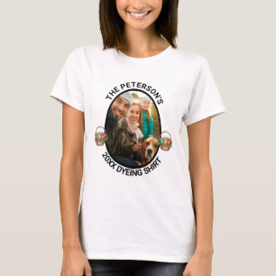 Osterei-Wortspiel Benutzerdefiniertes 2025 Famil T-Shirt