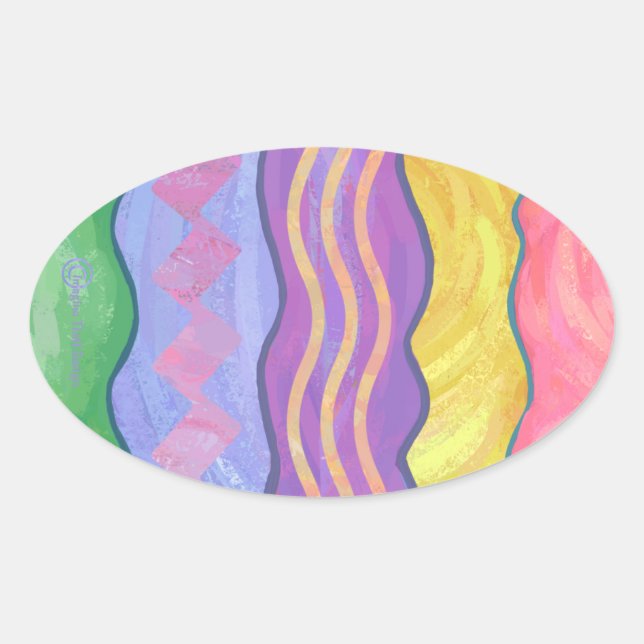 Ostereier 1 Aufkleber (Vorderseite)