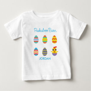Ostereier 2 Peekaboo-Scheunen-Ostern   Baby T-shirt