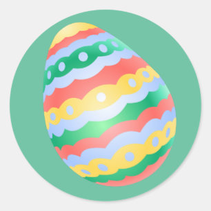 Ostereier-Aufkleber Classic Ostereier Runder Aufkleber