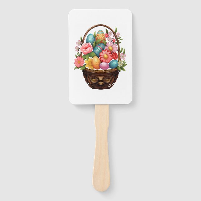 Ostereier Basket Frühlingsblumen Fächer (Vorderseite)