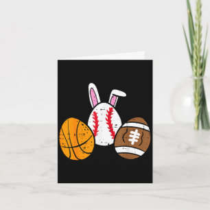 Ostereier Basketball Baseball Football Jungen Kind Karte