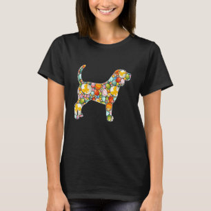 Ostereier Beagle Hund Ostertag Kinder Männer Fraue T-Shirt