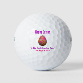 Ostereier Bestes Oma Ever Niedlich Pink Lila Golfball