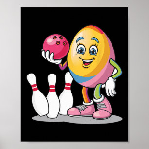 Ostereier Bowling-Team L Poster