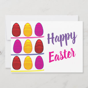 Ostereier Bunt Frohe Ostern Ostern Feiertagskarte