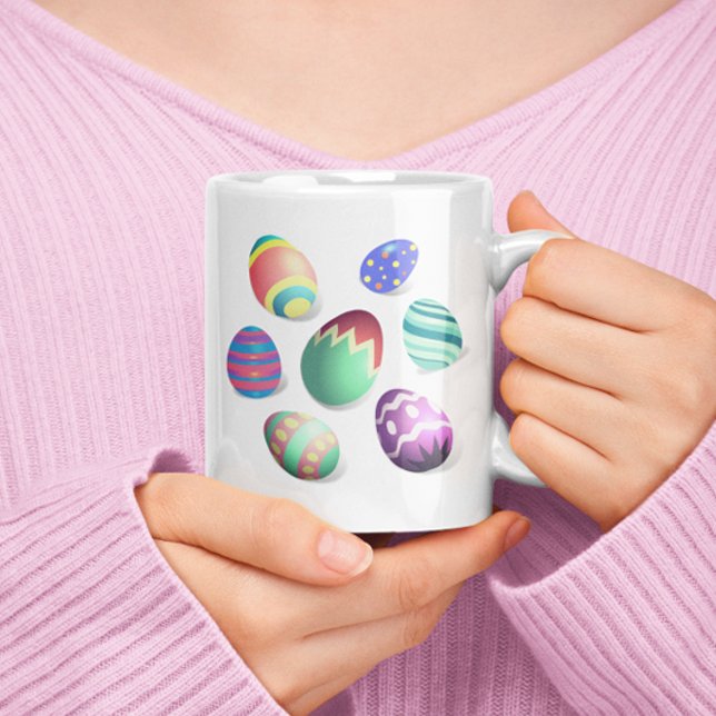 Ostereier Bunte dekorative Ostereier Niedlicher Sp Kaffeetasse (Von Creator hochgeladen)