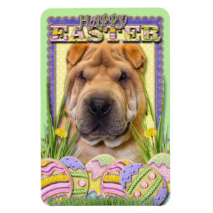 Ostereier-Cookies - Shar Pei Magnet